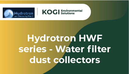 Hydrotron HWF series - Water filter dust collectors